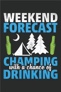 Weekend forecast camping with a chance of drinking