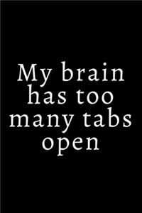 My brain has too many tabs open