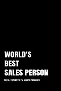 World's Best Sales Person Planner