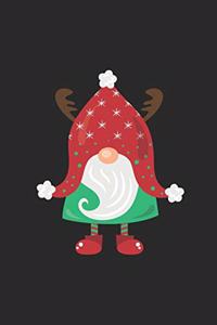 Christmas Gnome, Christmas Notebook Kids, Lined Journal/Notes Christmas