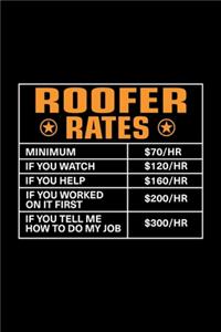 Roofer Rates