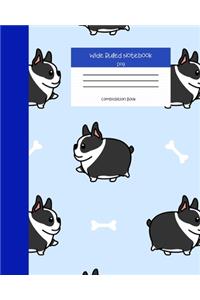 Wide Ruled Notebook Dog Composition Book