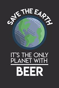 Save The Earth It's The Only Planet With Beer