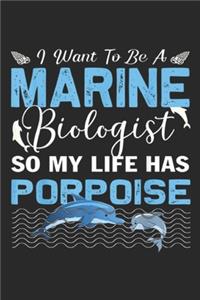 I want to be a marine biologist so my life has porpoise
