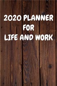 2020 Planner for Life And Work