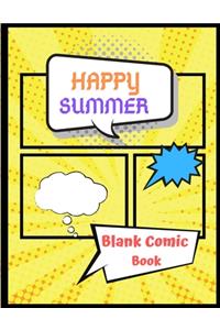 Happy Summer - Blank Comic Book