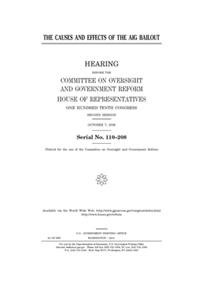 The causes and effects of the AIG bailout