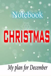 Notebook Chrismas - My Plan For December