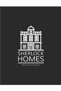 Funny Sherlock Homes Realtor Notebook, 120 Page Blank Lined Journal