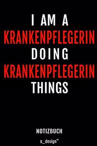 Notizbuch für Krankenpfleger / Krankenpflegerin: Originelle Geschenk-Idee [120 Seiten gepunktet Punkte-Raster blanko Papier]