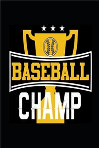 2020 Daily Planner Sports Theme Baseball Champ 388 Pages