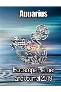 Aquarius Horoscope Planner and Journal 2019