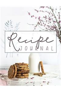 Blank Recipe Journal to Write in