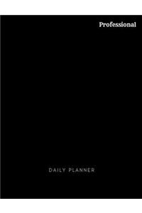 Black for Men Daily Planner (Undated)