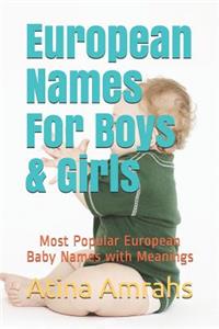 European Names For Boys & Girls
