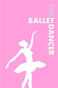 Ballet Dancer Notebook