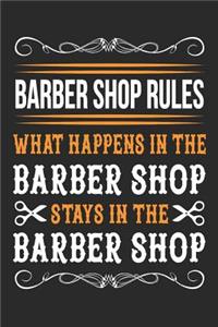 Barber Shop Rules