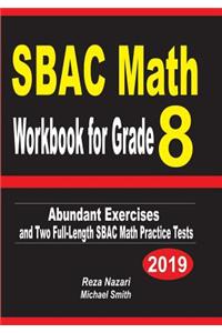 SBAC Math Workbook for Grade 8