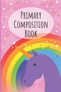 Primary Composition Book Kindergarten Composition Book Unicorn Notebook for Girls