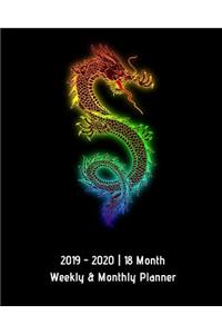 2019 - 2020 - 18 Month Weekly & Monthly Planner