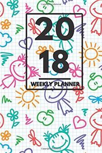 Kids Drawings 2018 Planner