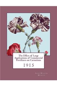 Effect of Large Applications of Commercial Fertilizers on Carnations
