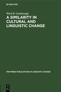 Similarity in Cultural and Linguistic Change