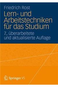 Lern- Und Arbeitstechniken Fur Das Studium