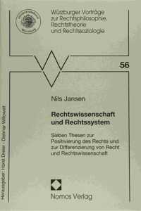 Rechtswissenschaft Und Rechtssystem