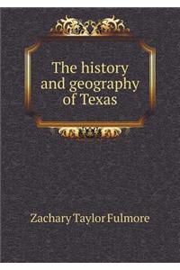 The history and geography of Texas