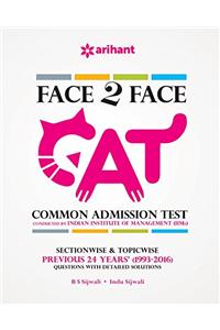 Face to Face CAT Common Admission Test Previous 24 years (1993-2016)