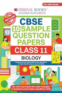Oswaal CBSE Sample Question Papers Class 11 Biology Book (For 2024 Exams ) | 2023-24