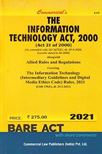 Commercial's The Information Technology ACT, 2000 - 2021/edition