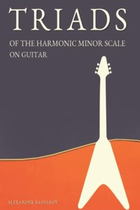 Triads of the Harmonic Minor Scale on Guitar