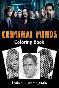 Criminal Minds Dots Lines Spirals Coloring Book