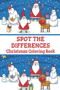 Spot the Differences Christmas Coloring Book