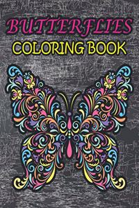 Butterflies Coloring Book