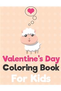 SHEEP Valentine's Day Coloring Book for Kids