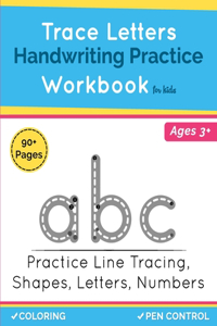 Trace Letters Handwriting Practice Workbook for kids