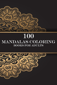 100 mandalas coloring books for adults