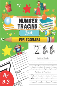 Number tracing Book For Toddlers Age 3-5