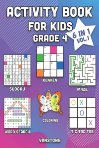 Activity Book for Kids Grade 4