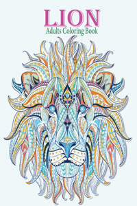 Lion Adults Coloring Book