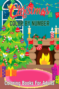 Christmas Color By Number Coloring Books For Adults