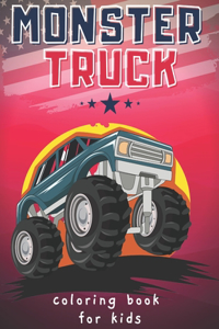 Monster Truck Coloring Book for Kids