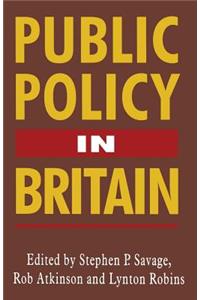 Public Policy in Britain