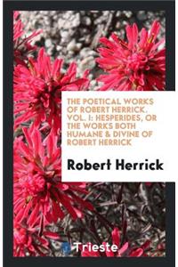 The Poetical Works of Robert Herrick