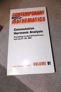 Commutative Harmonic Analysis