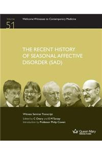 Recent History of Seasonal Affective Disorder (Sad)