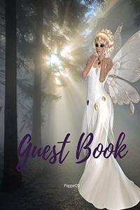 Guest Book - White Fairy Themed for any occasions